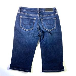 Big Star 1974 Blue Denim Bermudas Long Shorts or Capri Jean Pants | 25